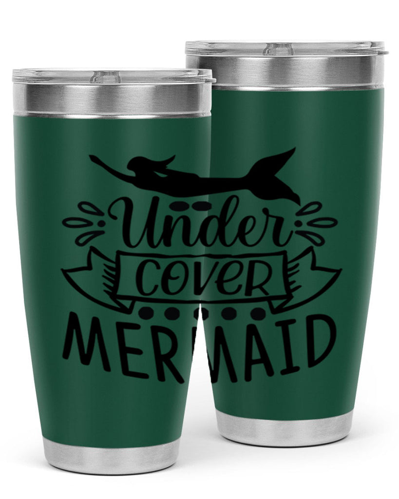 Under cover mermaid 645#- mermaid- Tumbler