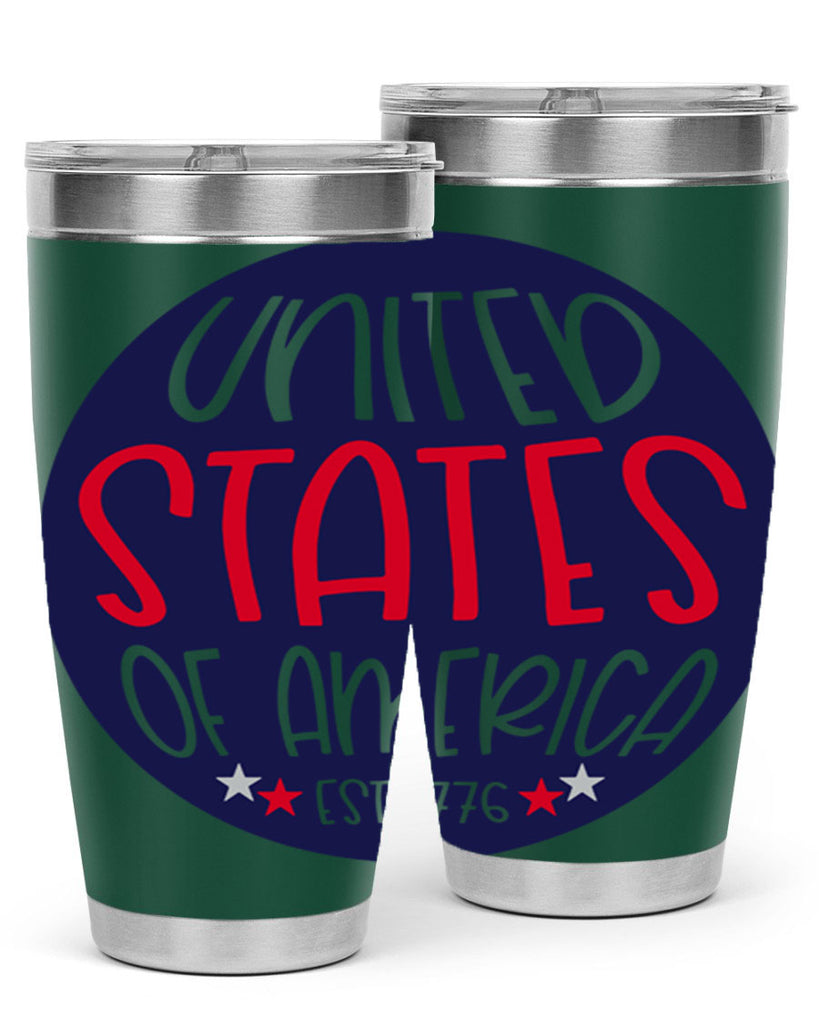 United States Of America Est Style 176#- Fourt Of July- Tumbler