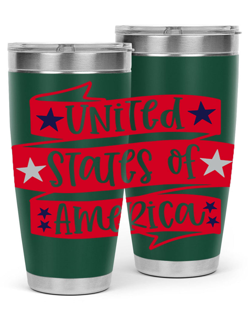 United States Of America Style 177#- Fourt Of July- Tumbler