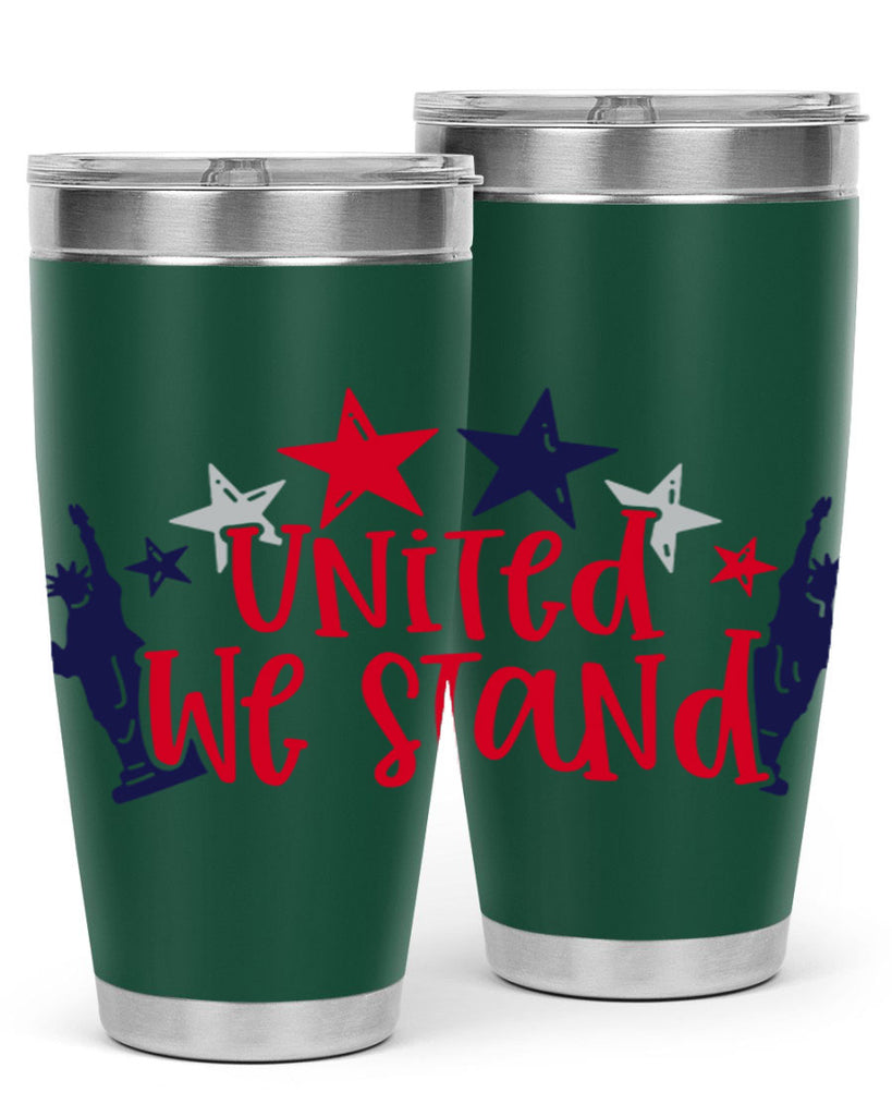 United We Stand Style 179#- Fourt Of July- Tumbler