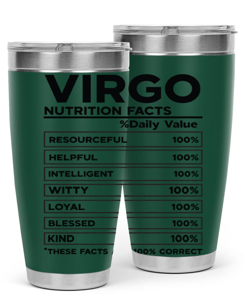 Virgo Nutrition Facts 530#- zodiac- Tumbler