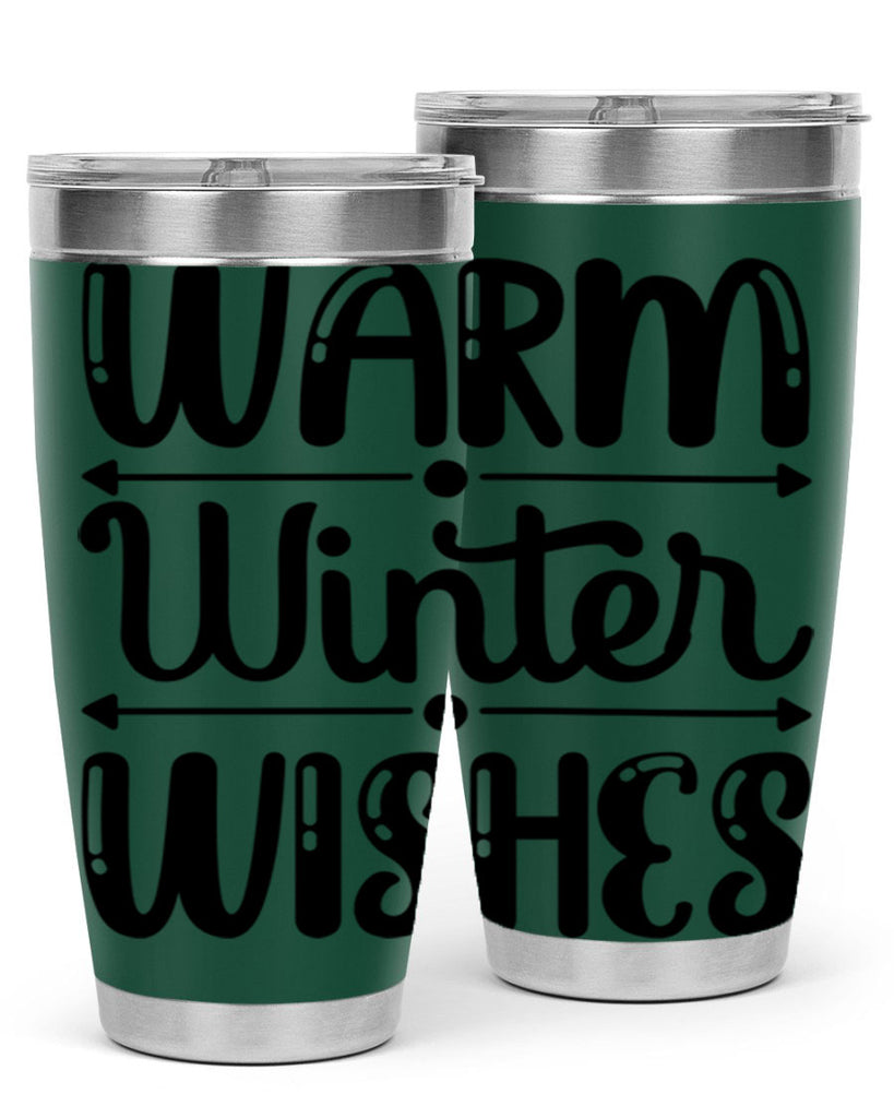 Warm Winter Wishes 463#- winter- Tumbler