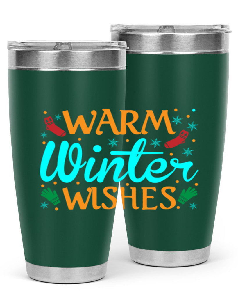 Warm Winter Wishes 465#- winter- Tumbler