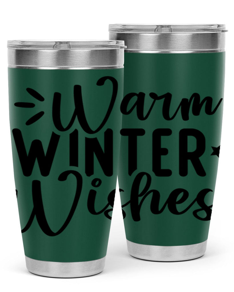 Warm Winter Wishes459#- winter- Tumbler