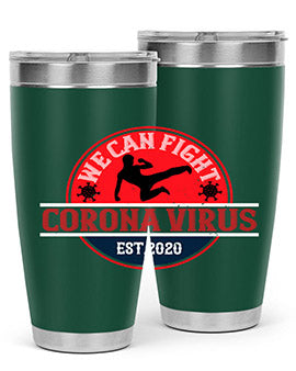 We Can Fight Corona Virus Est Style 11#- corona virus- Tumbler