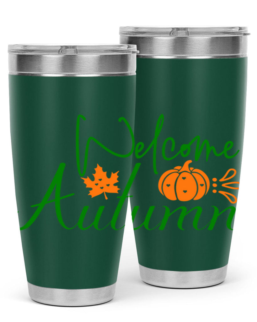 Welcome Autumn 627#- fall- Tumbler