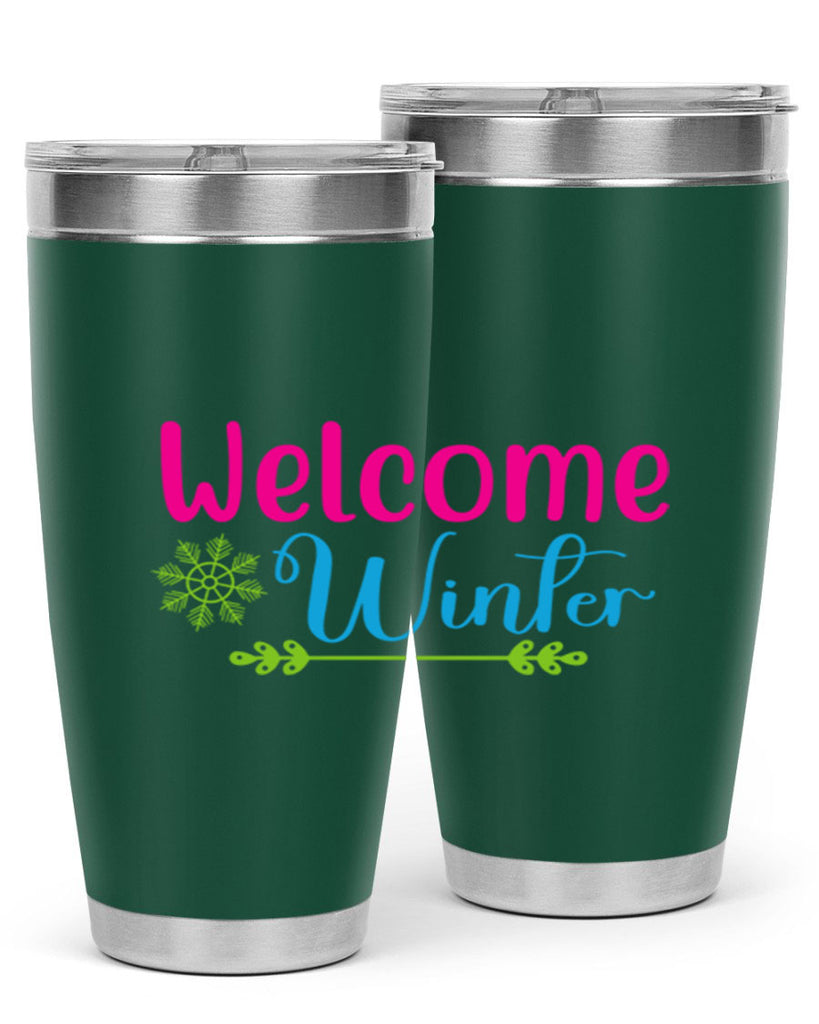 Welcome Winter 473#- winter- Tumbler