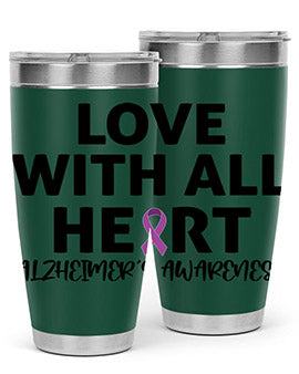 alzheimers awareness style 77#- alzheimers- Tumbler