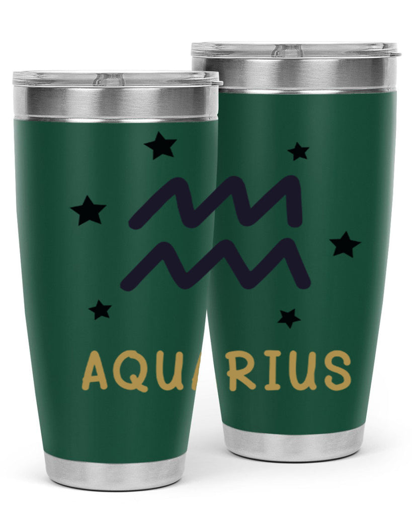 aquarius 83#- zodiac- Tumbler