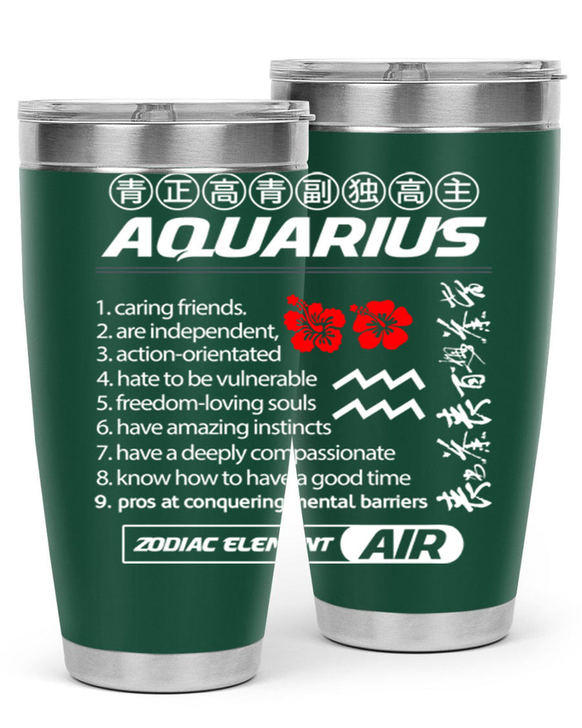 aquarius 85#- zodiac- Tumbler