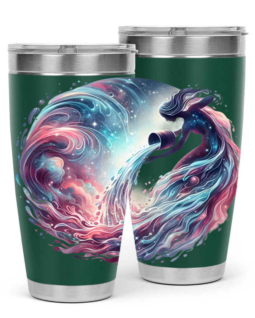 aquarius 91#- zodiac- Tumbler