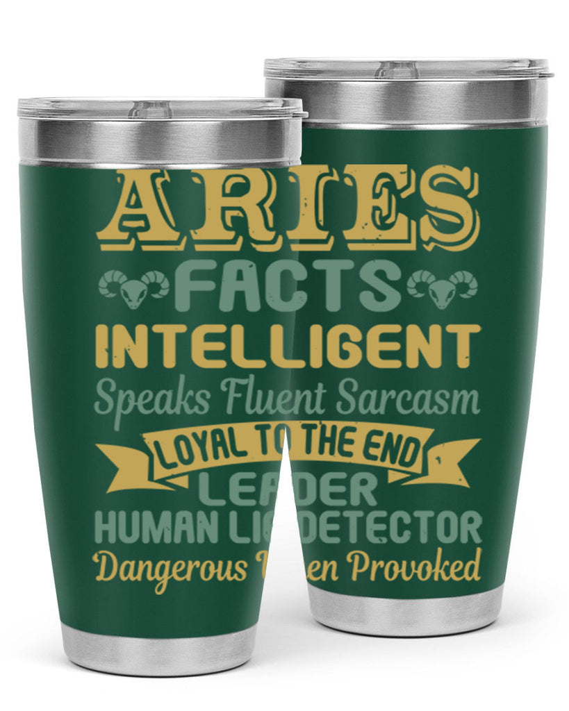 aries 123#- zodiac- Tumbler