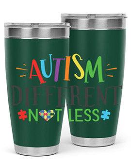 autism different not less Style 5#- autism- Tumbler
