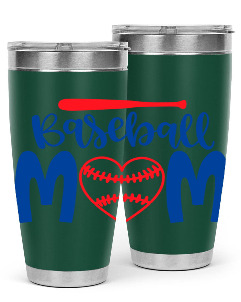 baseball mom 2077#- baseball- Tumbler