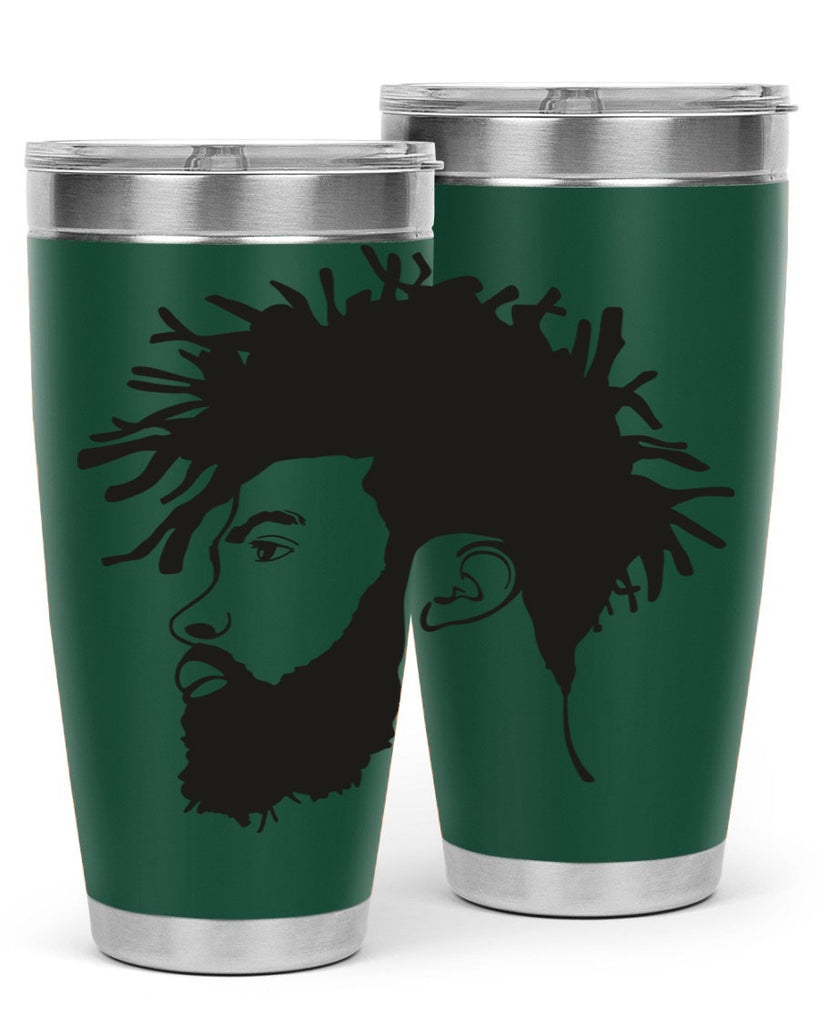 beardman 46#- black men - boys- tumbler