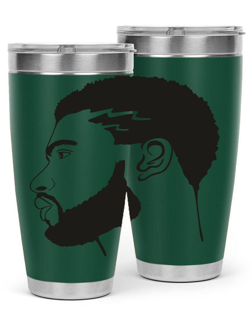 beardman 52#- black men - boys- tumbler