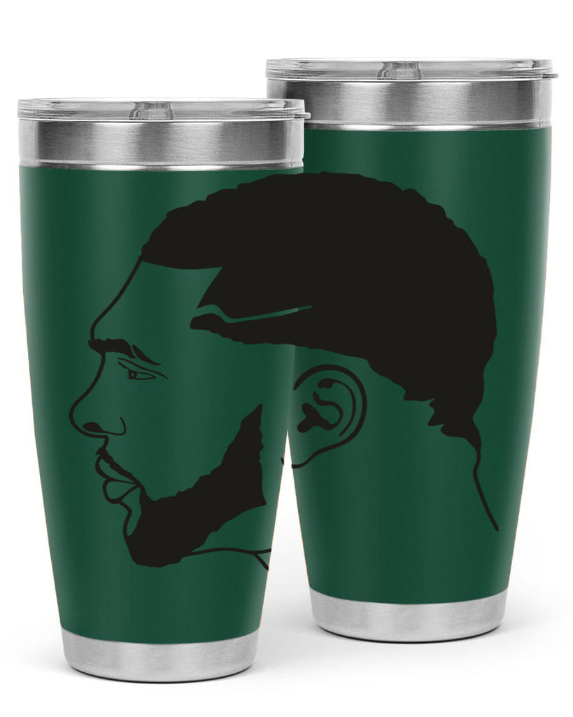 beardman 55#- black men - boys- tumbler