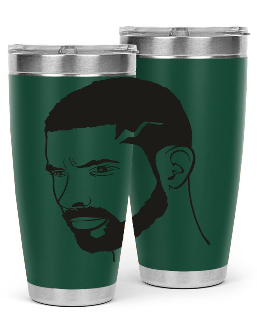 beardman 56#- black men - boys- tumbler