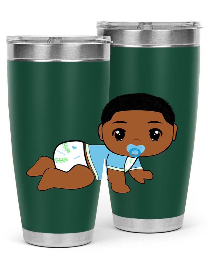black baby boy 1#- black men - boys- tumbler