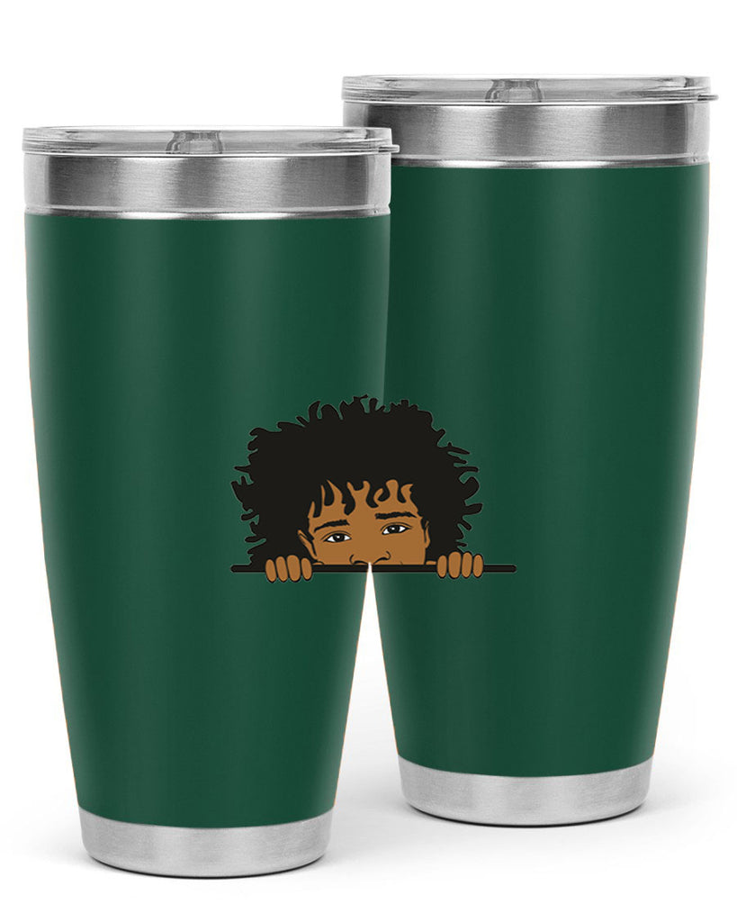 black boy 4#- black men - boys- tumbler