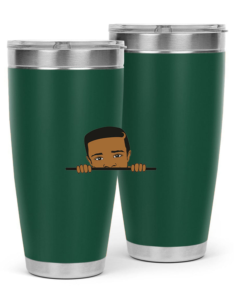black boy 5#- black men - boys- tumbler