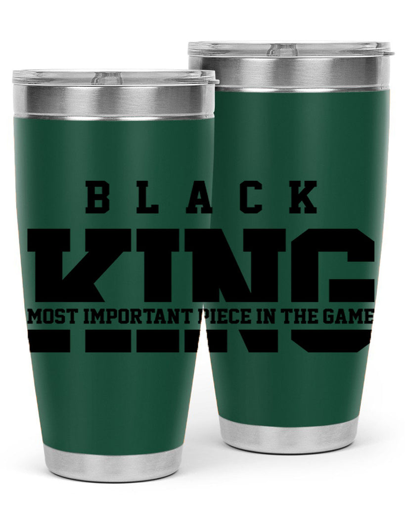 black king 230#- black words phrases- Cotton Tank