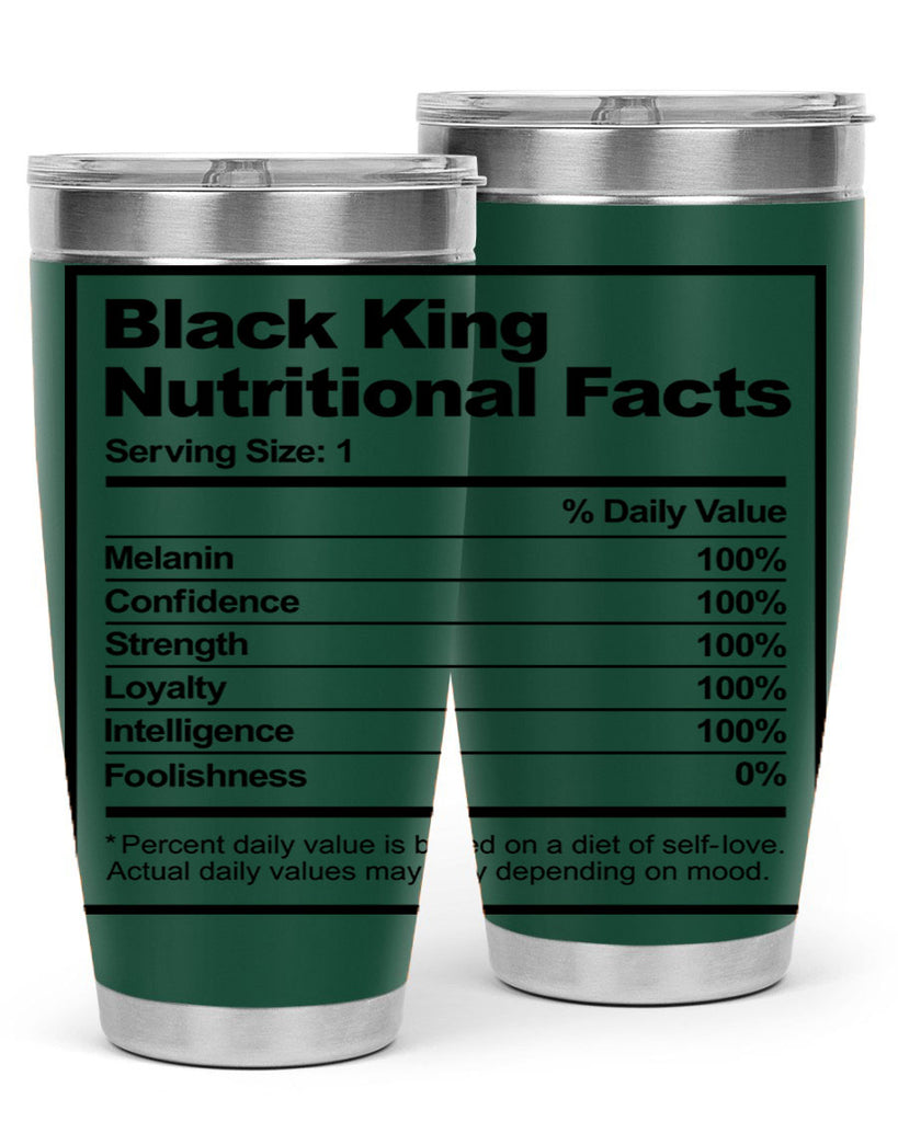 black king nutritional facts 231#- black words phrases- Cotton Tank
