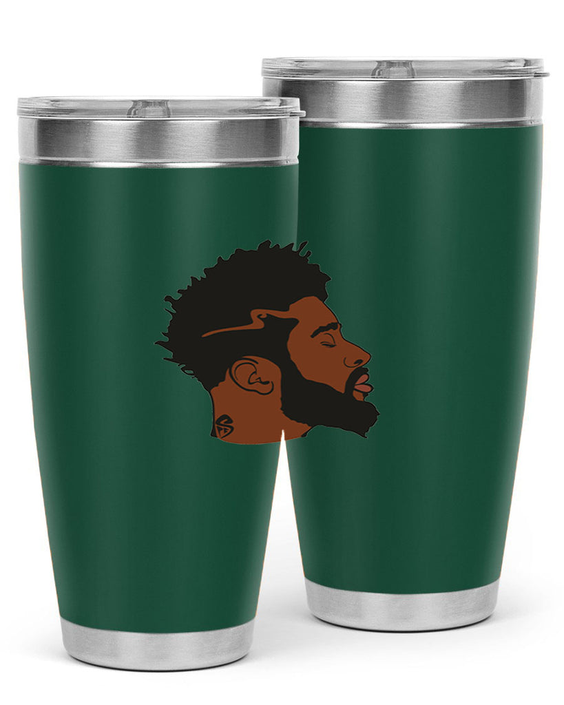 black man 30#- black men - boys- tumbler