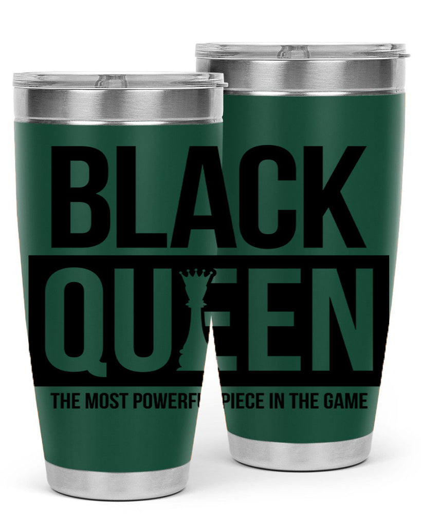black queen chess 224#- black words phrases- Cotton Tank