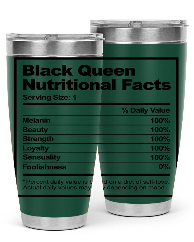 black queen nutritional facts 219#- black words phrases- Cotton Tank