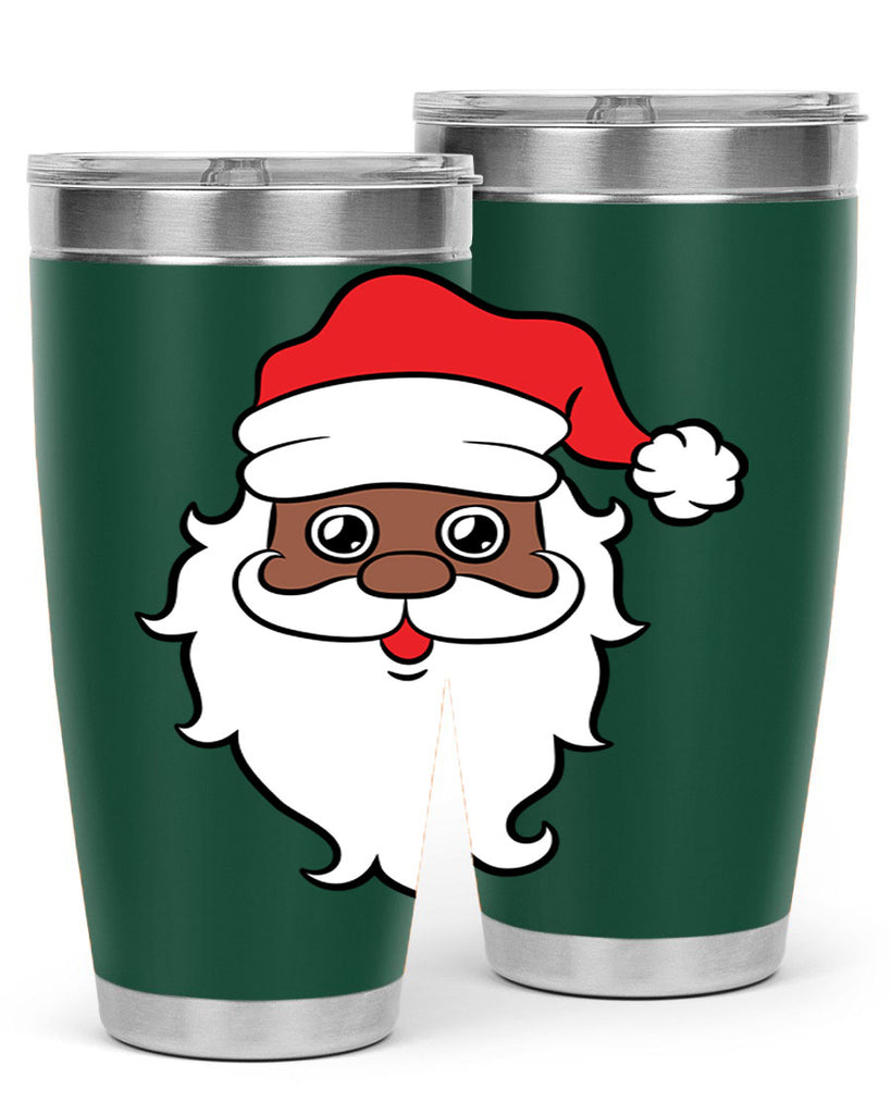 black santa 25#- black men - boys- tumbler