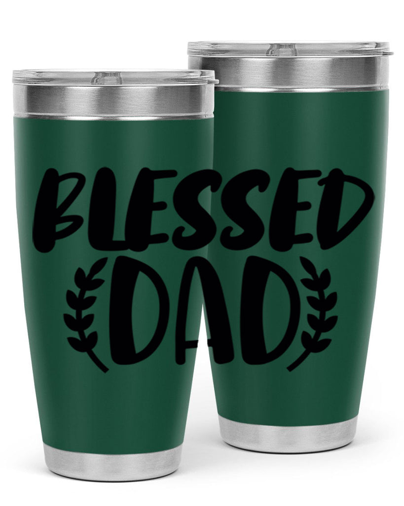 blessed dad 36#- dad- Tumbler
