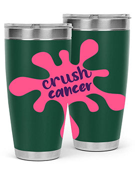 crush cancer Style 18#- breast cancer- Tumbler