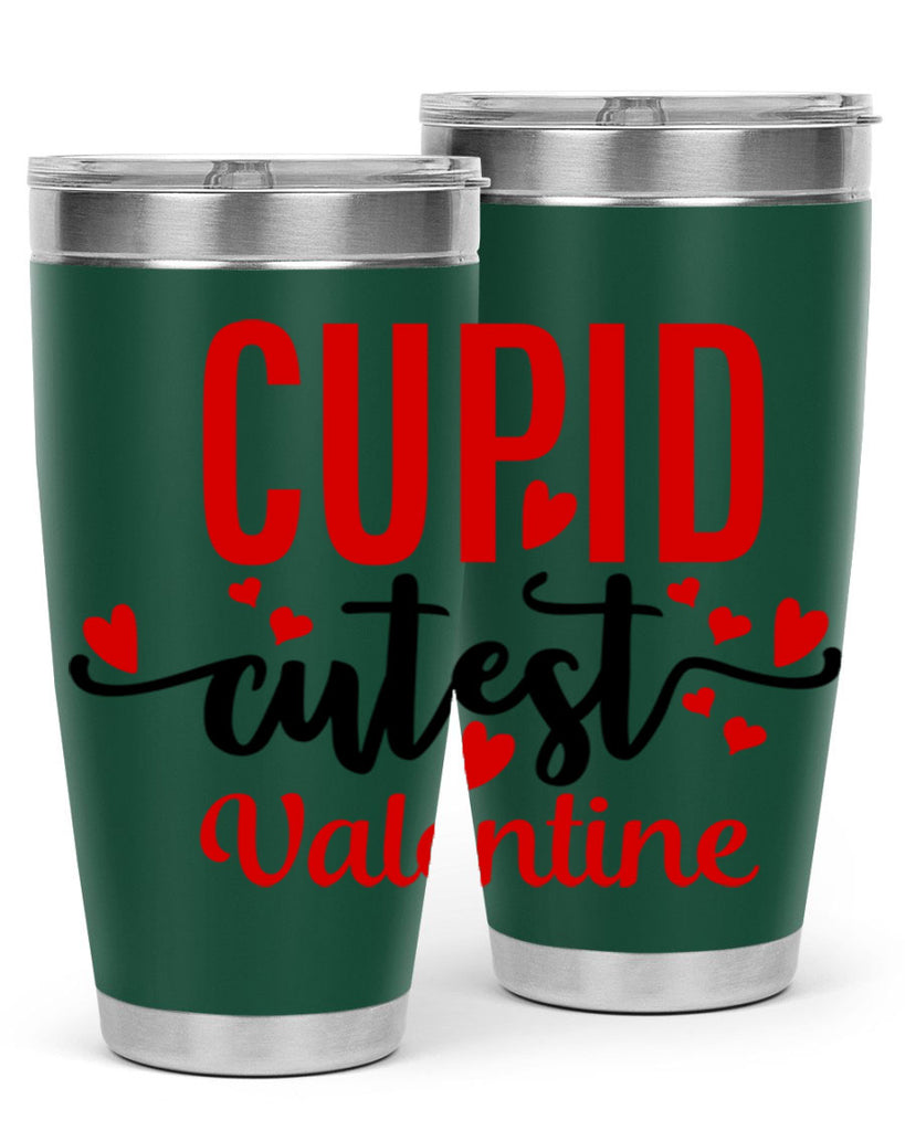 cupid cutest valentine 80#- valentines day- Tumbler