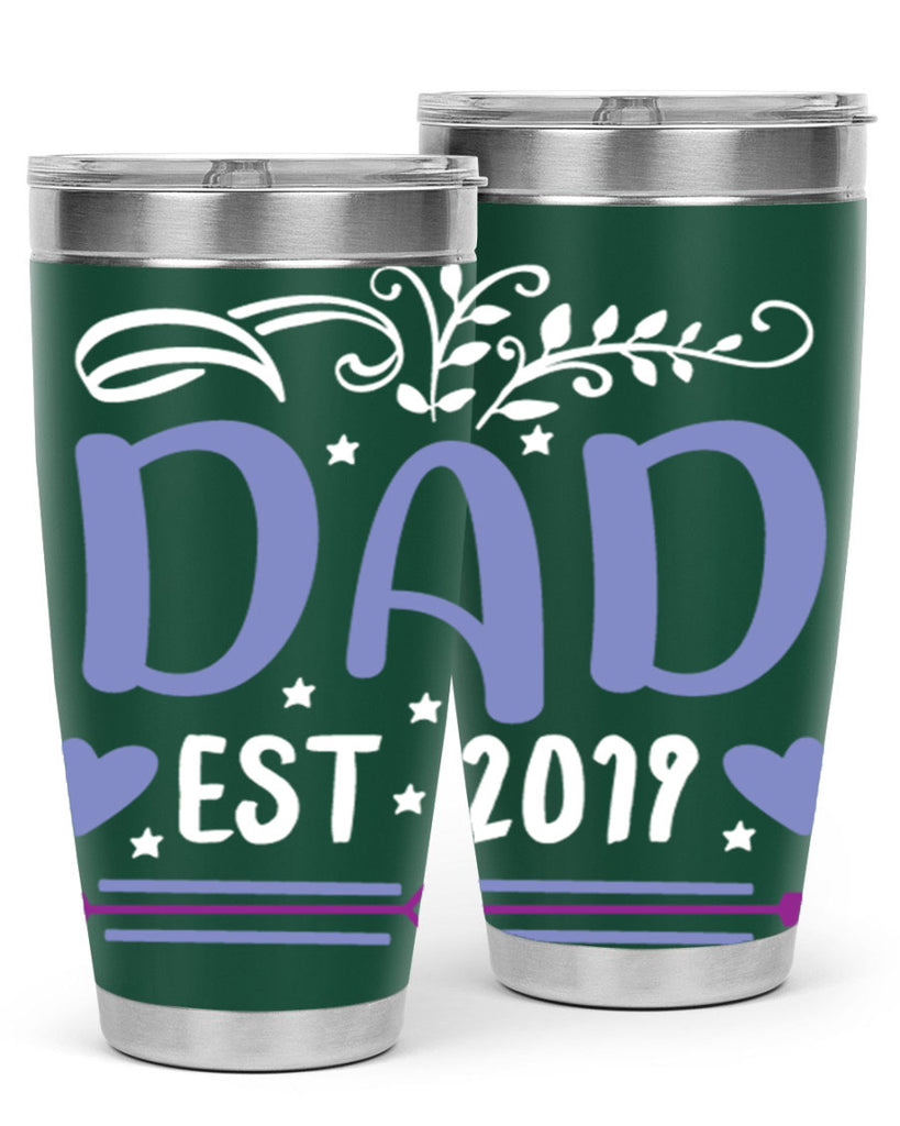 dad est 100#- fathers day- Tumbler