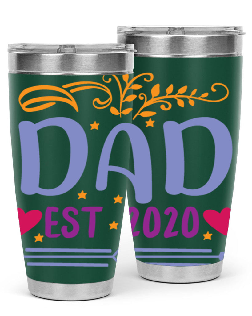 dad est 98#- fathers day- Tumbler