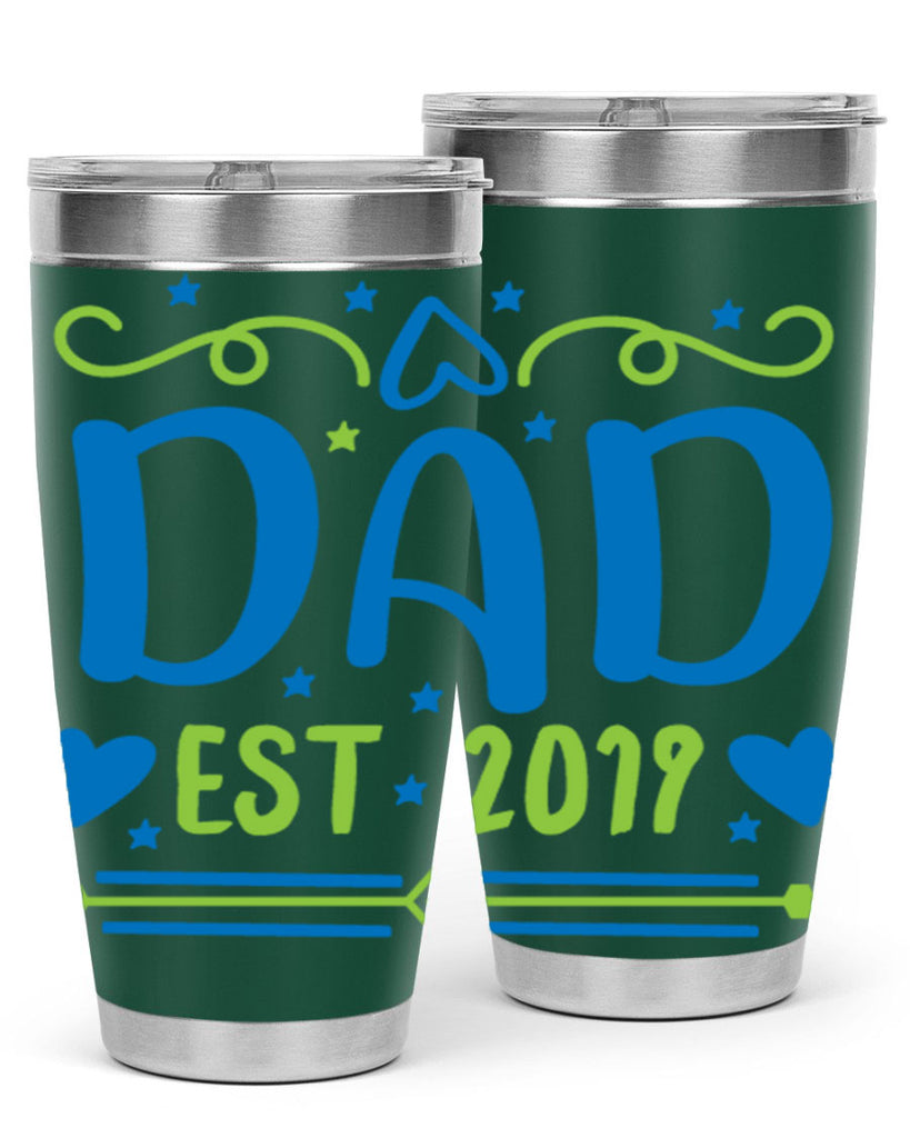 dad est 99#- fathers day- Tumbler