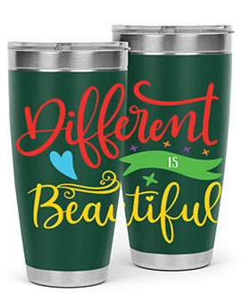 different is beautiful Style 11#- autism- Tumbler