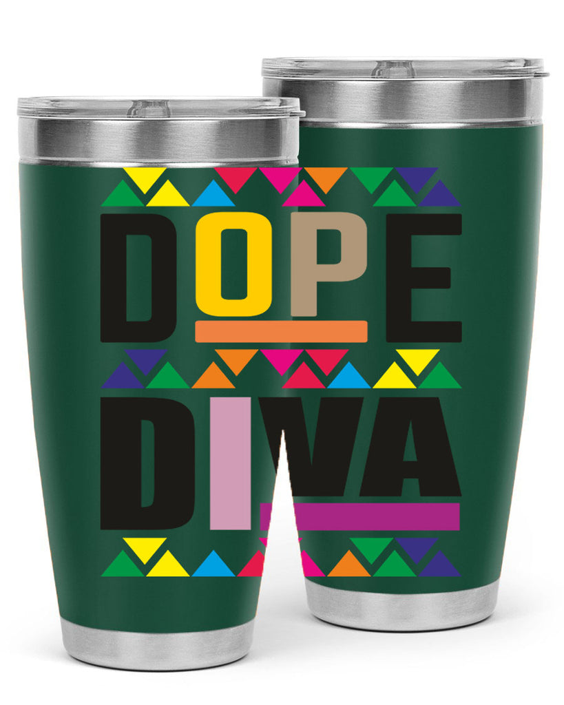 dope diva- black words phrases- Cotton Tank