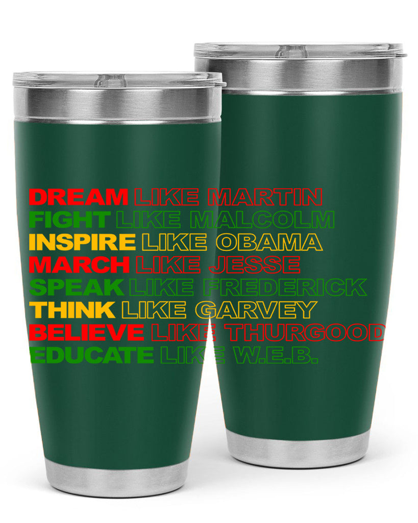 dream like martin 165#- black words phrases- Cotton Tank