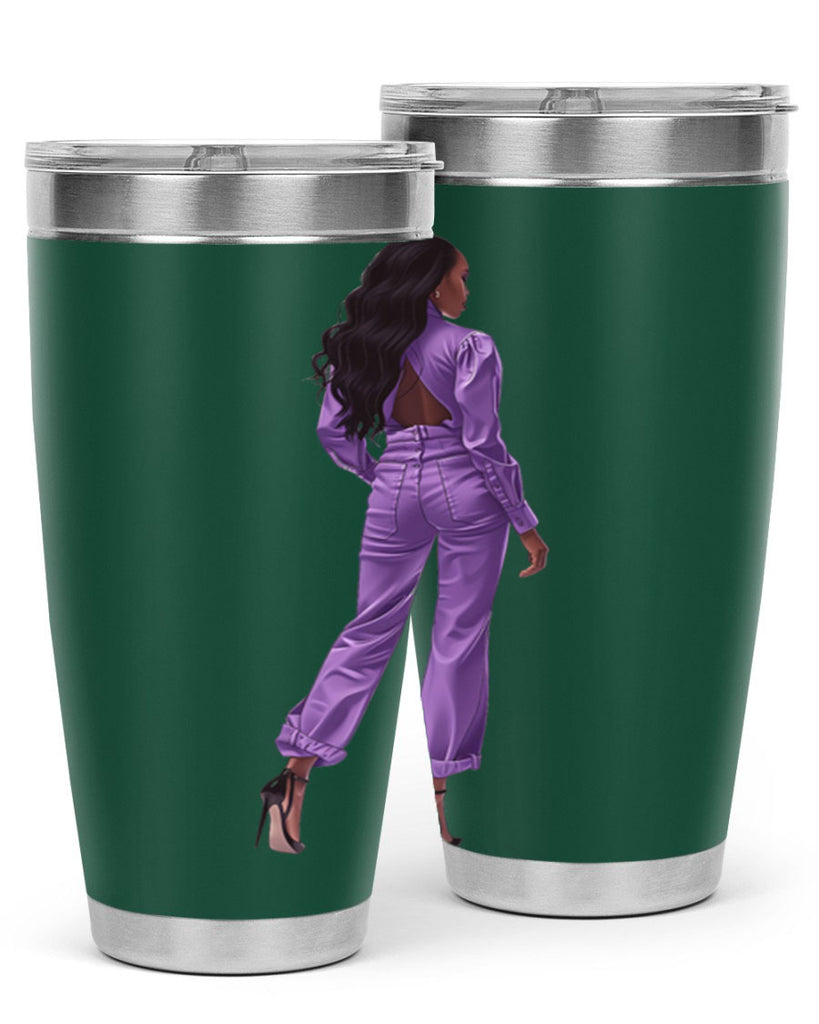 fashion girl in lavender 49#- fashion- Cotton Tank