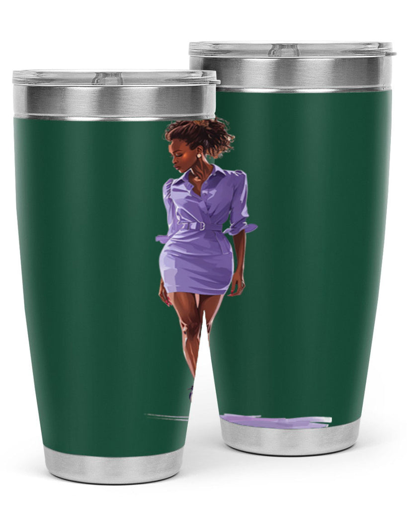 fashion girl in lavender 59#- fashion- Cotton Tank