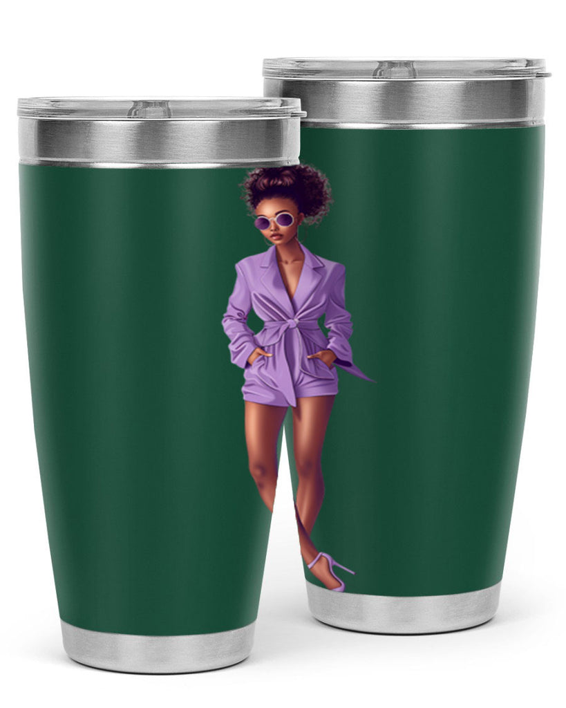 fashion girl in lavender 63#- fashion- Cotton Tank