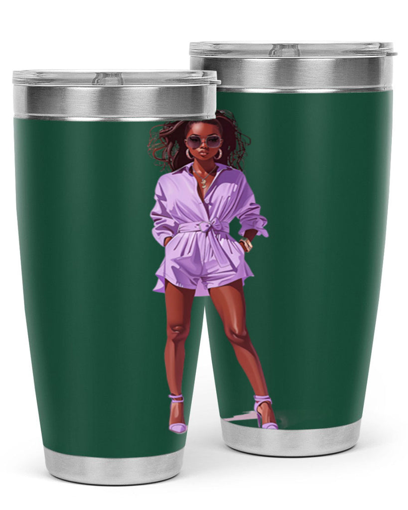 fashion girl in lavender 64#- fashion- Cotton Tank