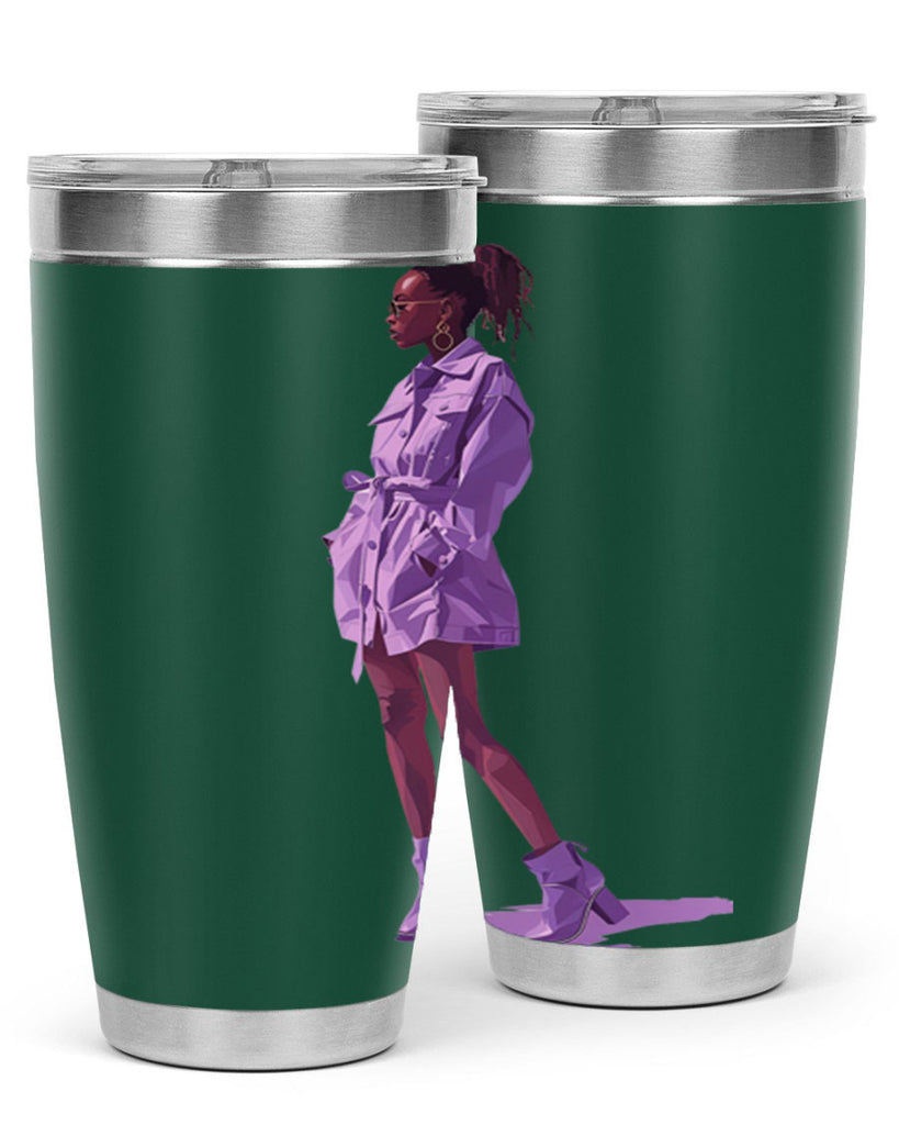 fashion girl in lavender 66#- fashion- Cotton Tank