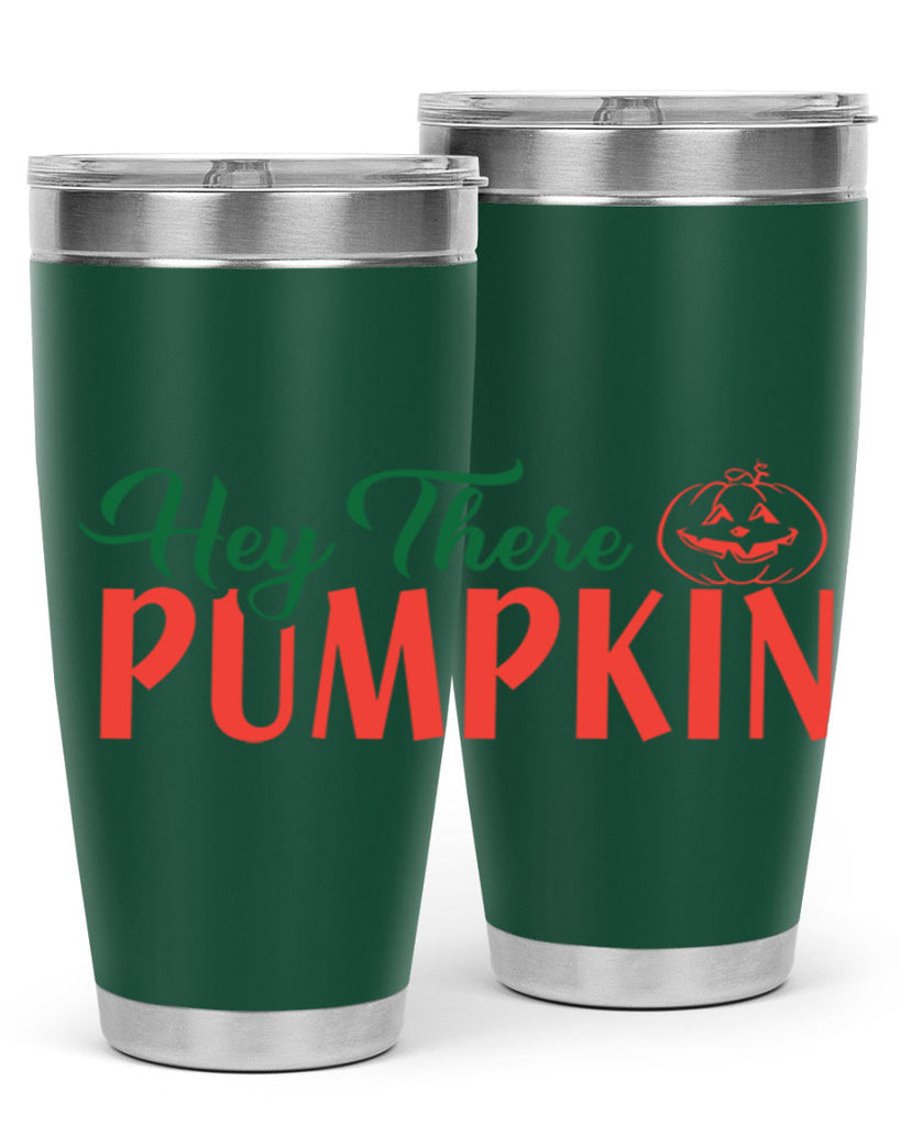 hey there pumpkin 305#- fall- Tumbler
