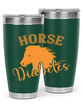 horse diabetes Style 34#- diabetes- Tumbler