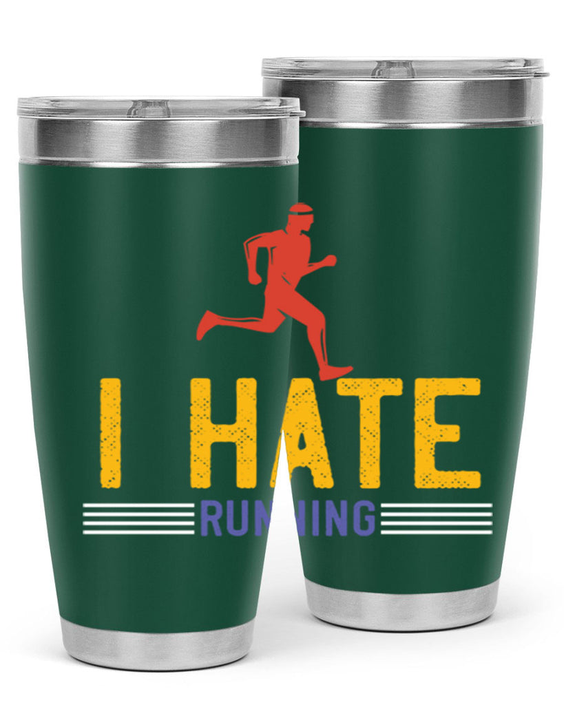 i hate running 40#- running- Tumbler