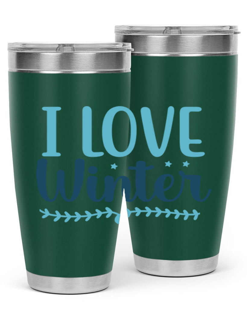 i love winter 226#- winter- Tumbler