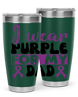 i were purole for my dad 176#- alzheimers- Tumbler